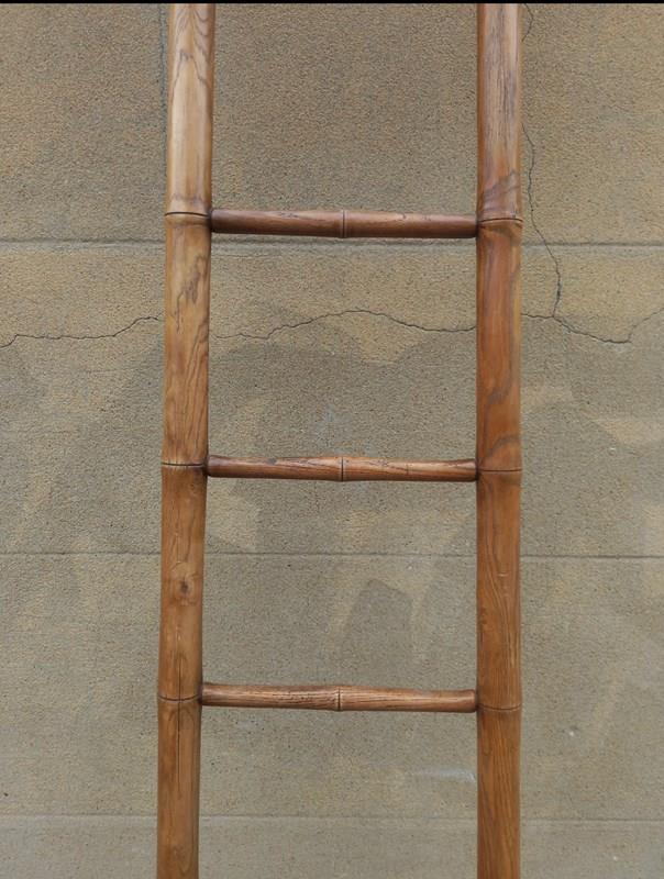 C1870 An English Elm Faux Bamboo Ladder-nick-jones-img-0859-main-638128446429825538.jpg
