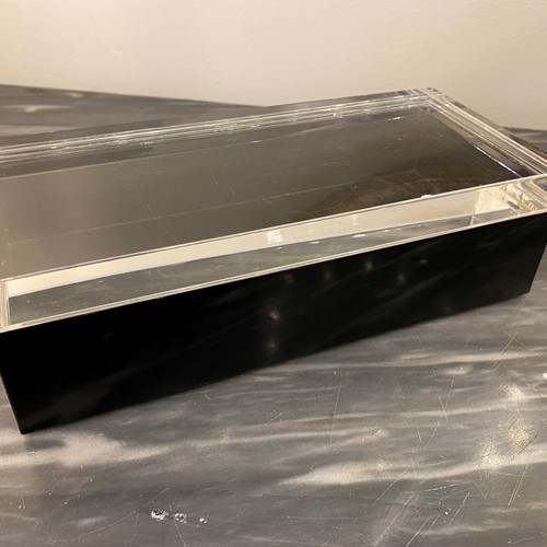 C1970s A Stylish Perspex / Lucite Box by Abrizzi