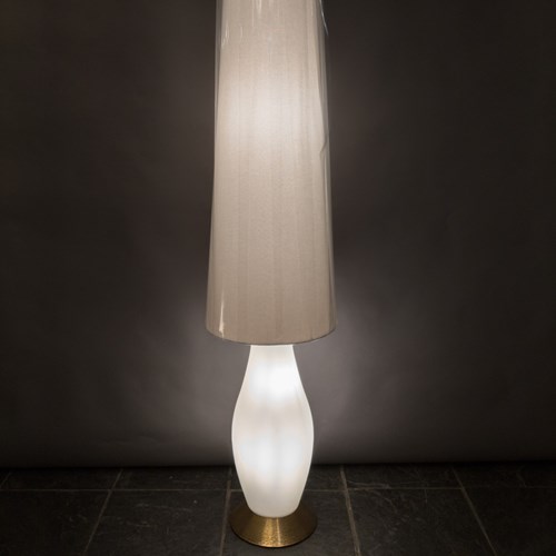 A Mid Century Belgium Glass Floor Lamp