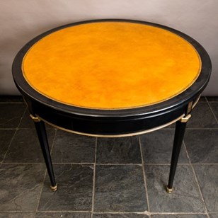A 19Th Century French Ebonised Guer...