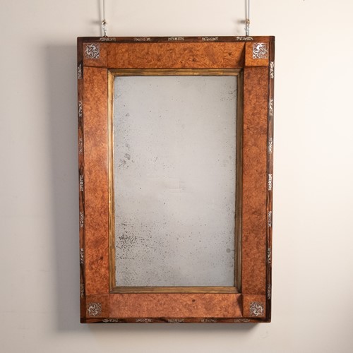 An early 19th Century French Inlaid mirror