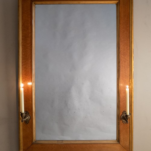 An Early 19Th Century Birds Eye Maple Mirror