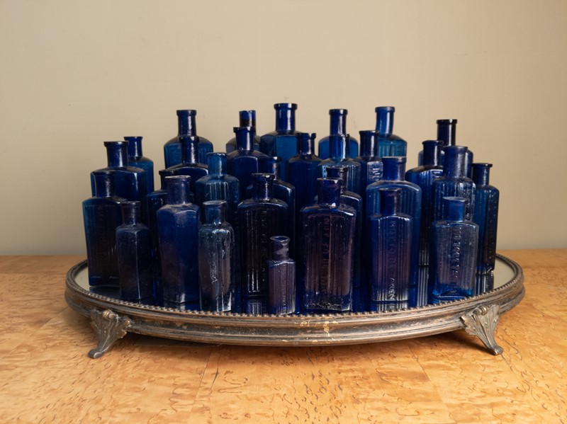 C1880 A collection of 30 Blue Glass Poison Bottles-nick-jones-img-20200705-103649-main-637303331898715705.jpg