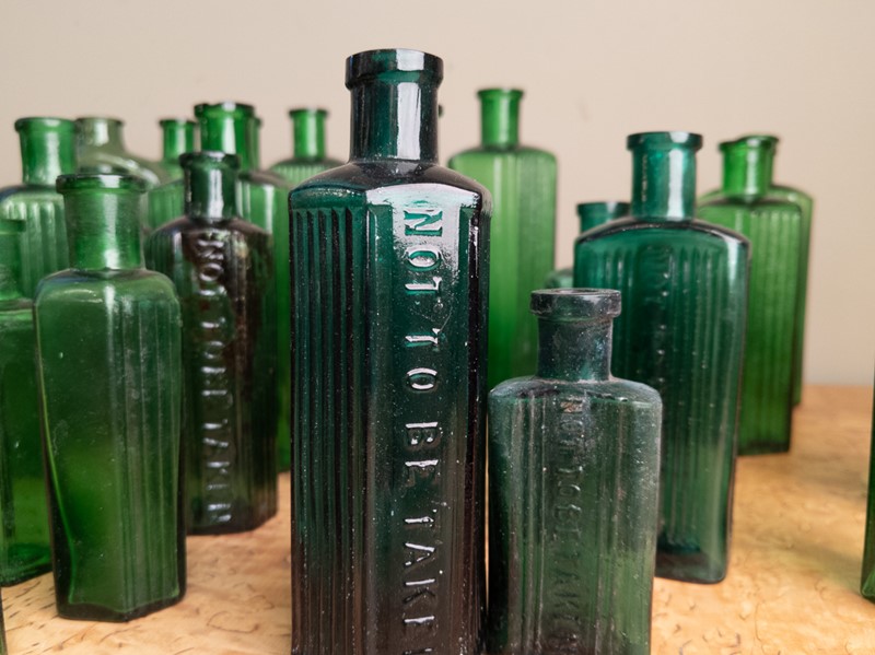 C1880 collection of 30 Green Glass Poison Bottles -nick-jones-img-20200705-104428-main-637303322618484953.jpg