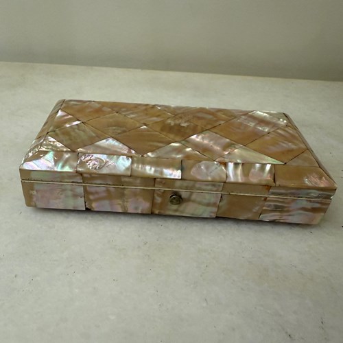 C1880 A Dutch Mother Of Pearl Inlaid Box