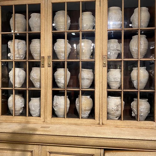 C1880 A Collection Of White Terracotta Andalusian Pots 