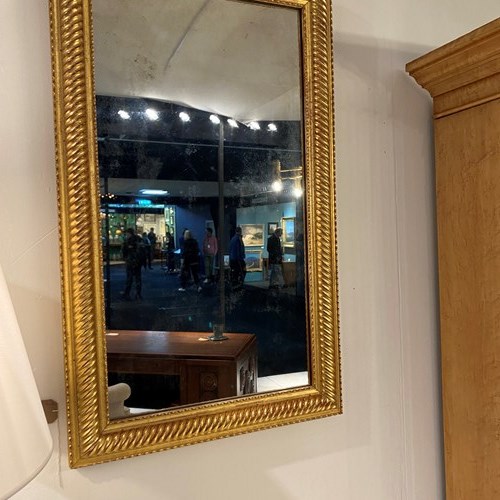 C1850 A Pair Of French Gilt Rope Mirrors