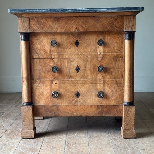 C1830 A Small French Empire Commode In Walnut 
