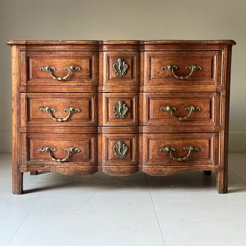C1770 A Beautiful French Cherry Wood 3 Drawer Commode
