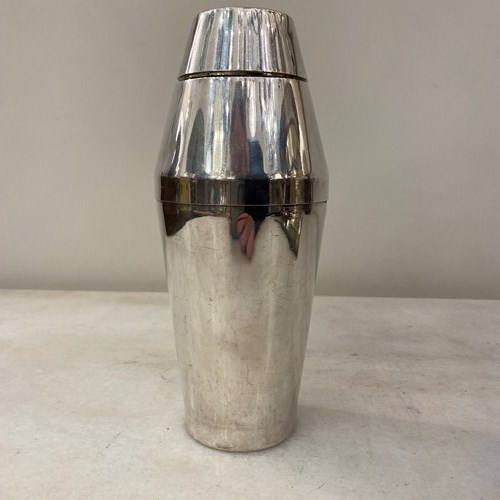 C1930 A French Silver Plate Cocktail Shaker
