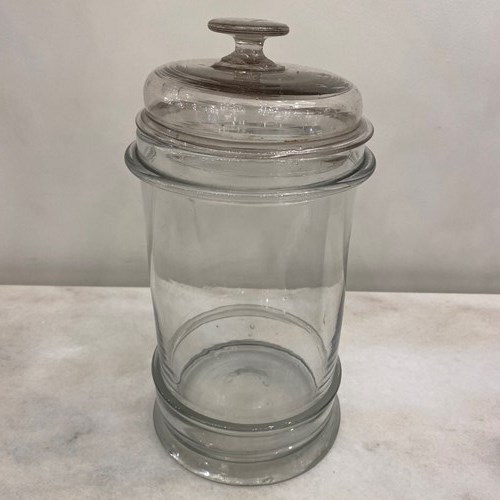 C1880 A Flemish Crystal Sweet Jar & Cover