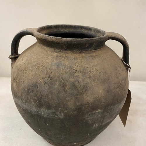 C1860 A Rare Black Terracotta Pot From Carpathia