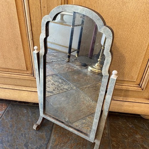 C1930 A French Shagreen Dressing Table / Vanity Mirror