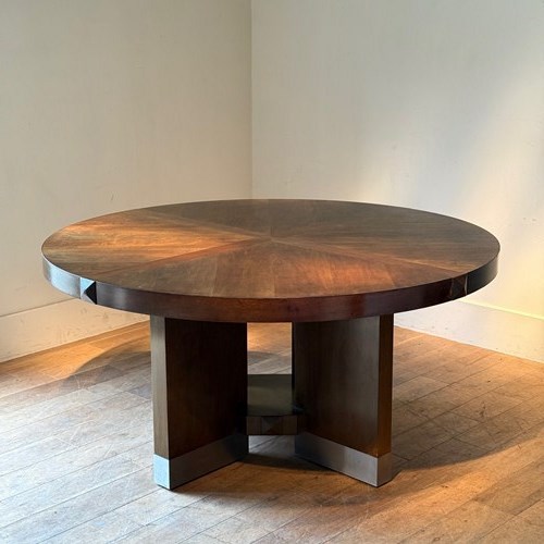C1960 A Rare Spanish Stained Beech Table By Jordi Villanova 