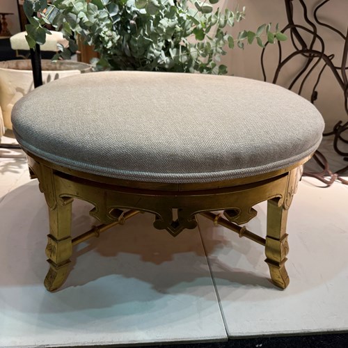 C1860 A Wonderful French Napoleon 3Rd Gilt Wood Stool