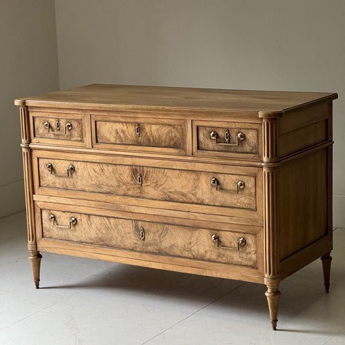 C1795-99 A Smart French Walnut Directoire Period Commode