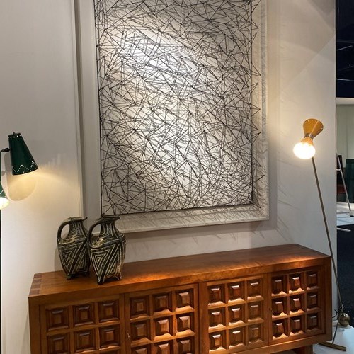  C2024 A Modern Spanish Wall Sculpture In Iron