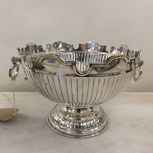 C1950 A French Silver Plate Champagne / Wine Bowl 