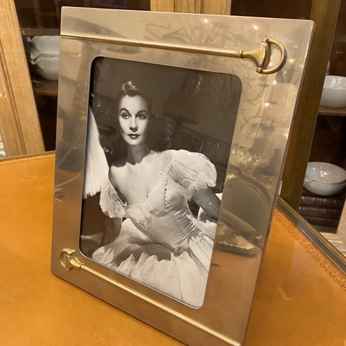 C1970 A Rare Italian Silver Plated Photo Frame By Gucci