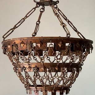 C1960 An Unusual Spanish Gilt Iron ...