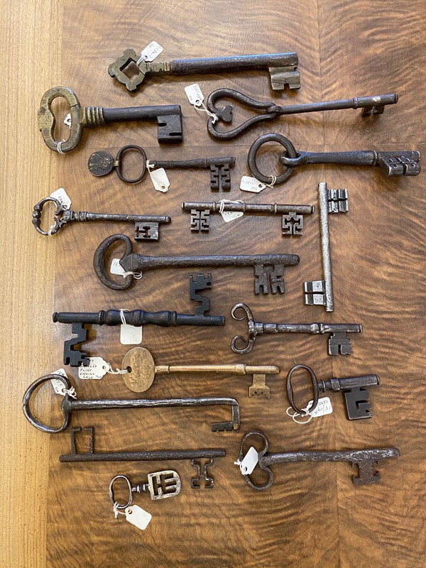 A Collection of 17 Keys -15th - 19th Century-nick-jones-img-5424-main-637578896145234456.jpeg