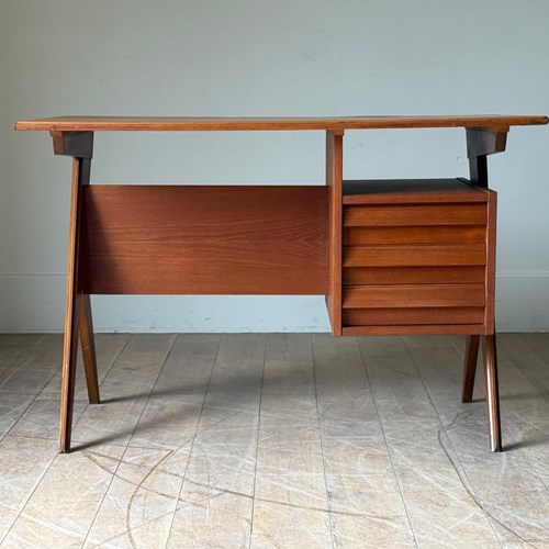 C1960 A Stylish Italian Teak Desk