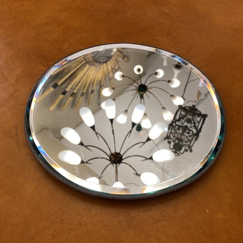 C1890 A Bevelled Trivet, Table Centre, Coaster