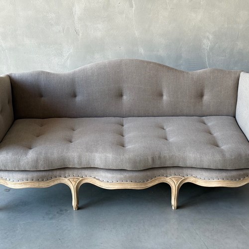 C1930 A Stylish Pair Of French Louie XVI Style Oak Sofas