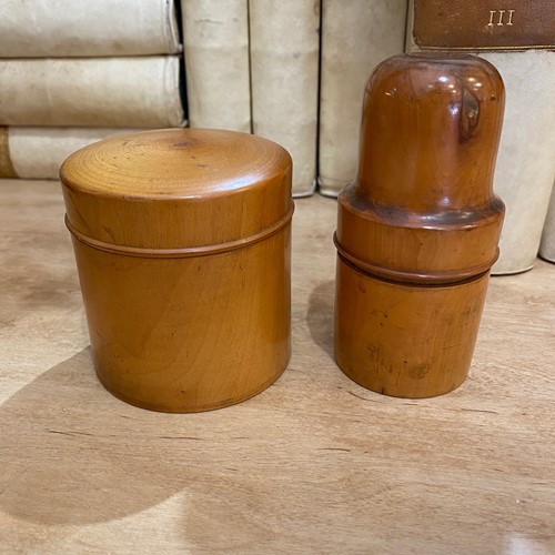 C1880 2 Fruitwood Boxes - Sold Separately