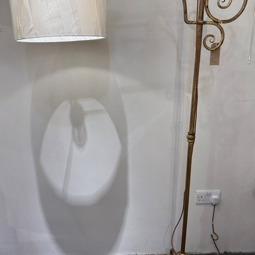 C1960 A Spanish Gilt Iron Floor Lamp