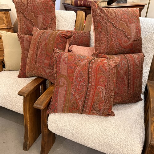 C1870 A Selection Of Scottish Paisley Cushions