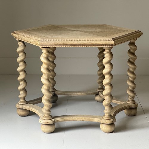 C1880 A Stylish Scandinavian Bleached Oak Centre Table