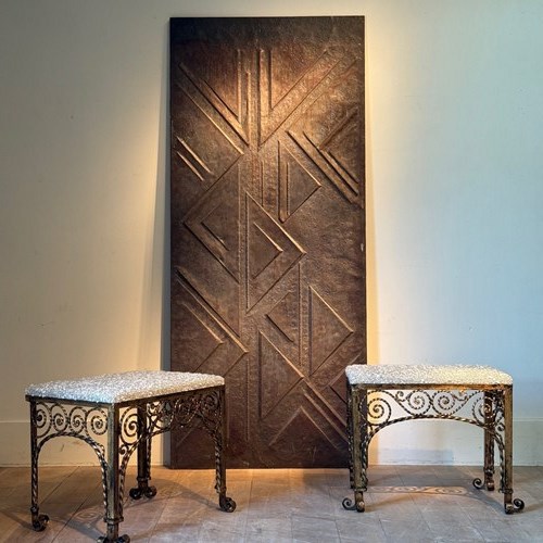 C1970 A Dutch Geometric Copper Panel 