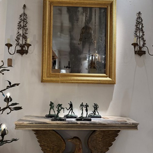 C1930 An Elegant Pair Of French Tole Sconces