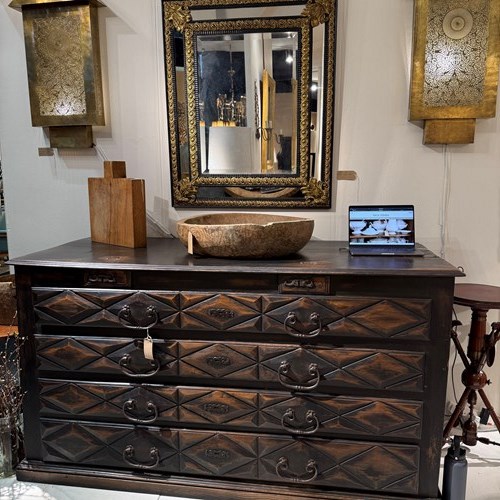 C1930 A Wonderful Pair Of French Brass Wall Sconces