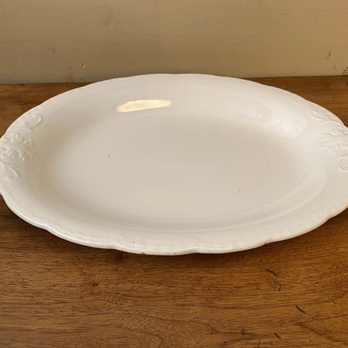 C1910 A Creamware Ironstone Serving Dish