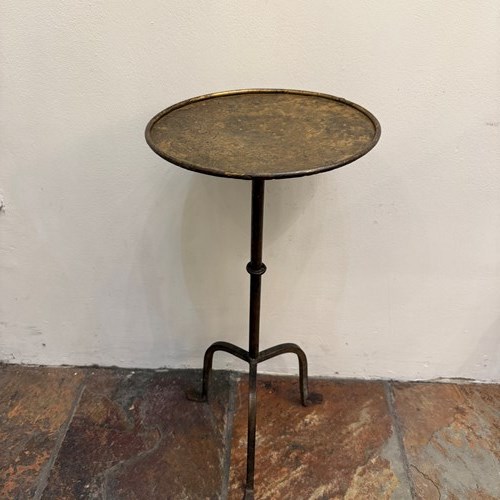 C1960 An Elegant Spanish Gilt Iron Martini Table
