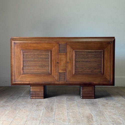 C1930-40 A French Cherry Wood 2 Door Enfilade Or Sideboard.