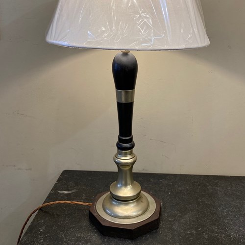 C1950 A Converted  Beer Pump Table Lamp