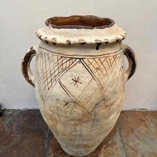 C1930 A Moroccan Terracotta Clay Storage Pot