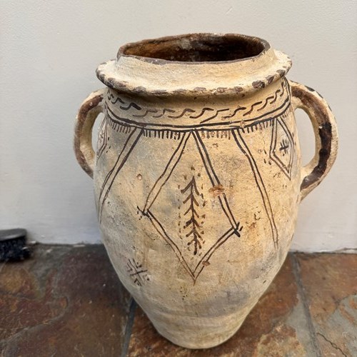 C1930 A Moroccan Terracotta Clay Storage Pot
