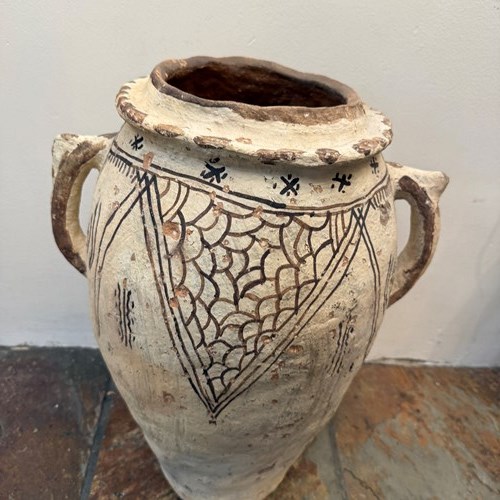 C1930 A Moroccan Terracotta Clay Storage Pot