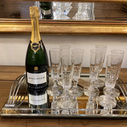 C1910 A Set of 8 French Champagne Flutes