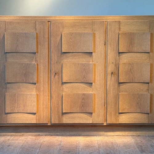 C1950 A Wonderful Belgian Oak Sideboard Attrib De Coehne Freres