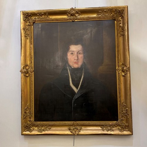 C1830 An English Oil On Canvas Portrait