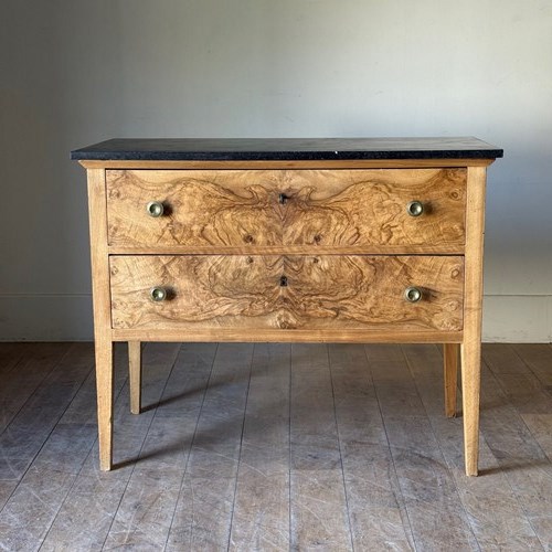 C1760 A Wonderful French Walnut Sauteuse Commode