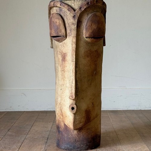 1988 A Large Signed Ceramic Head Sculpture
