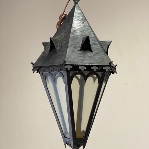 C18960 A Really Pretty French Iron Lantern