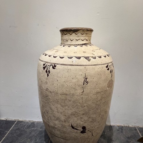C1800 A Rare Chinese Storage Pot From Cizhou