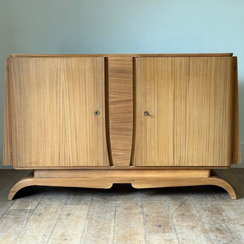 C1930 A Stylish French Walnut 2 Door Enfilade